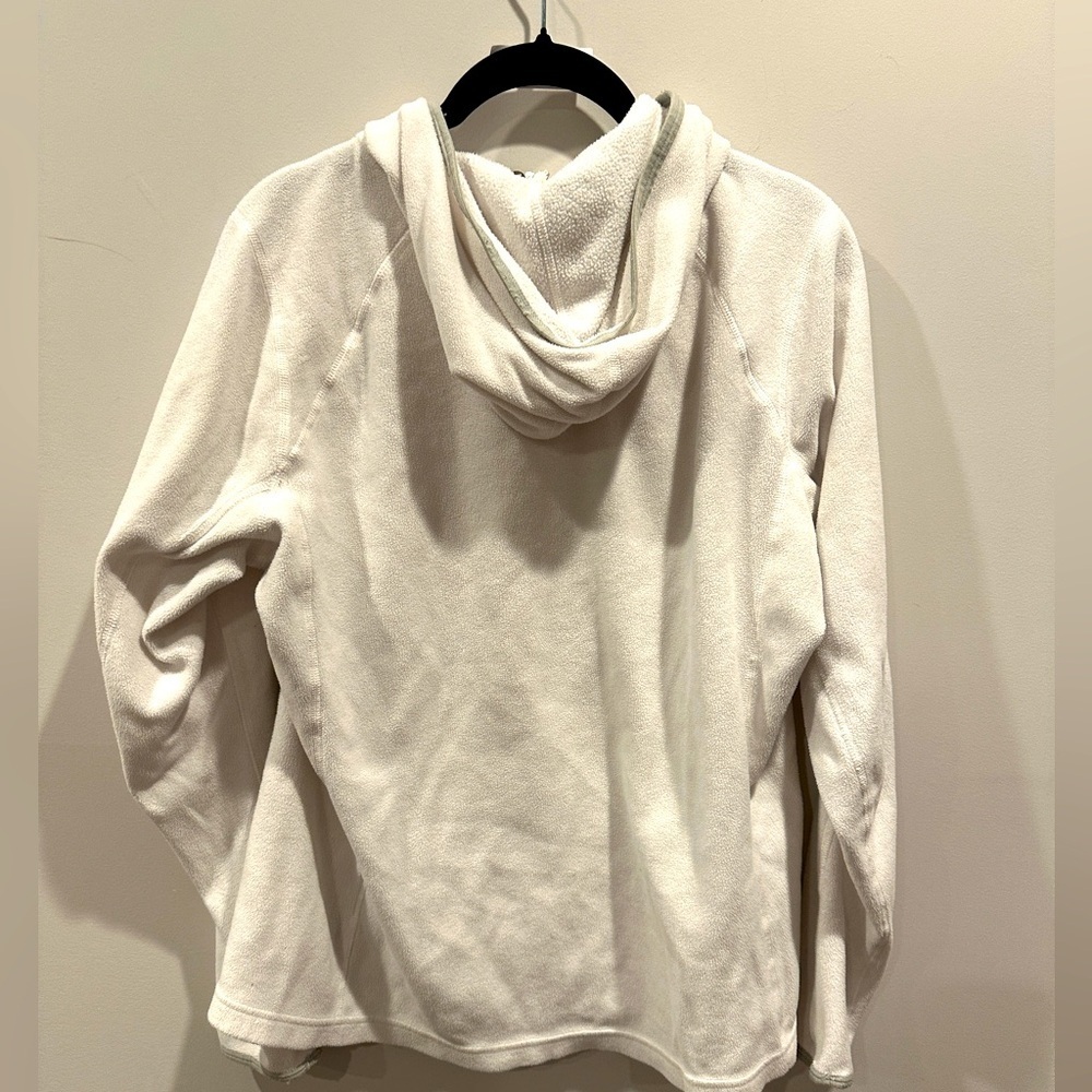 The North Face White Fleece hoodie - Picture 3 of 4